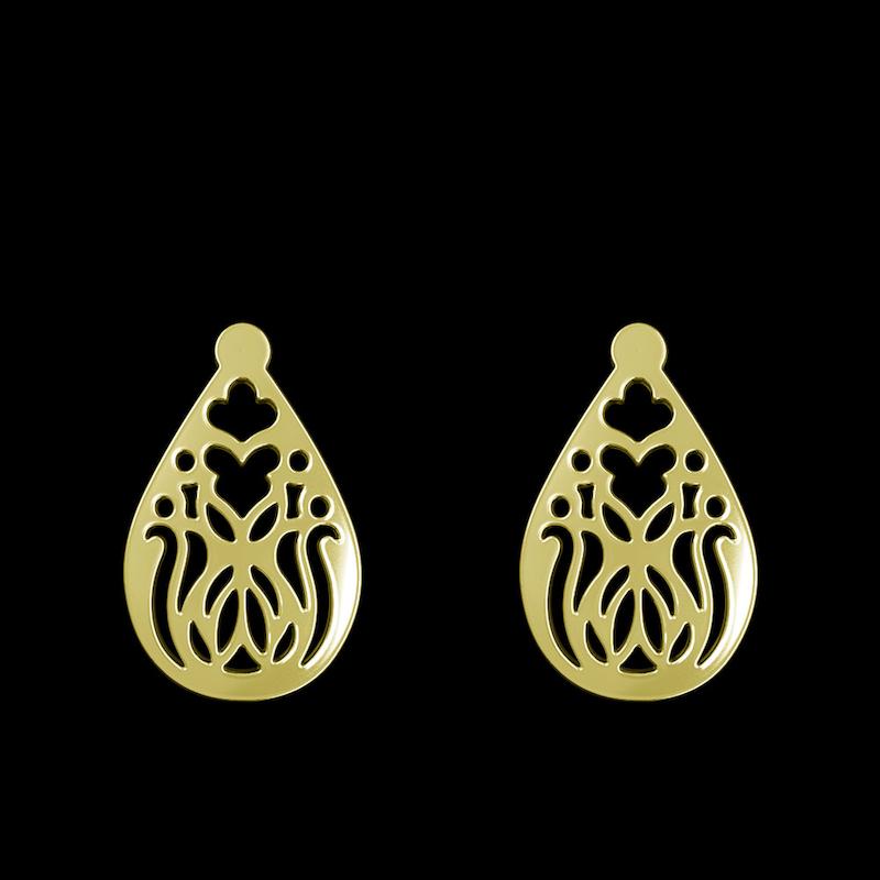 گوشواره طلا مدل اشک کد GA10995