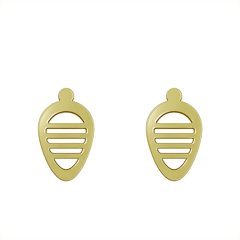 گوشواره طلا مدل هندسی کد GA11380