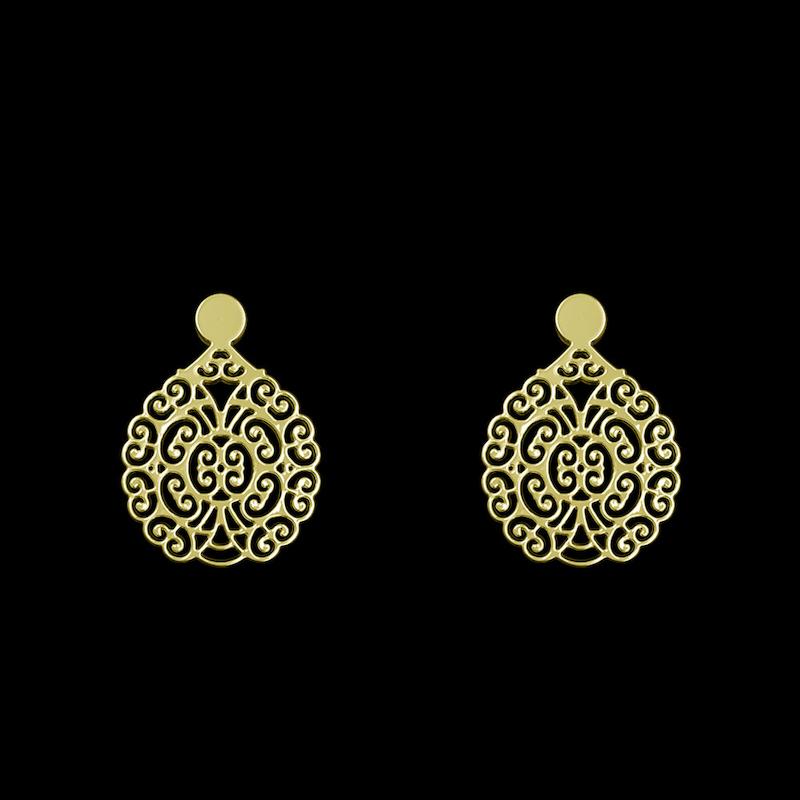 گوشواره طلا مدل هندسی کد GA11432