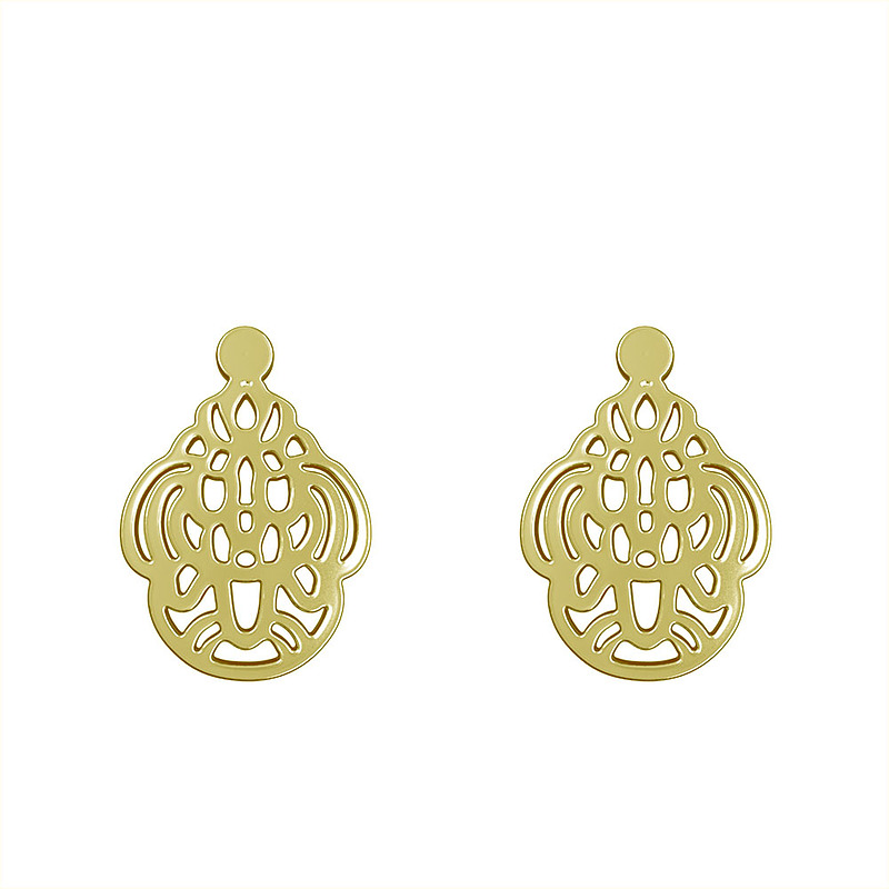 گوشواره طلا مدل هندسی کد GA11455