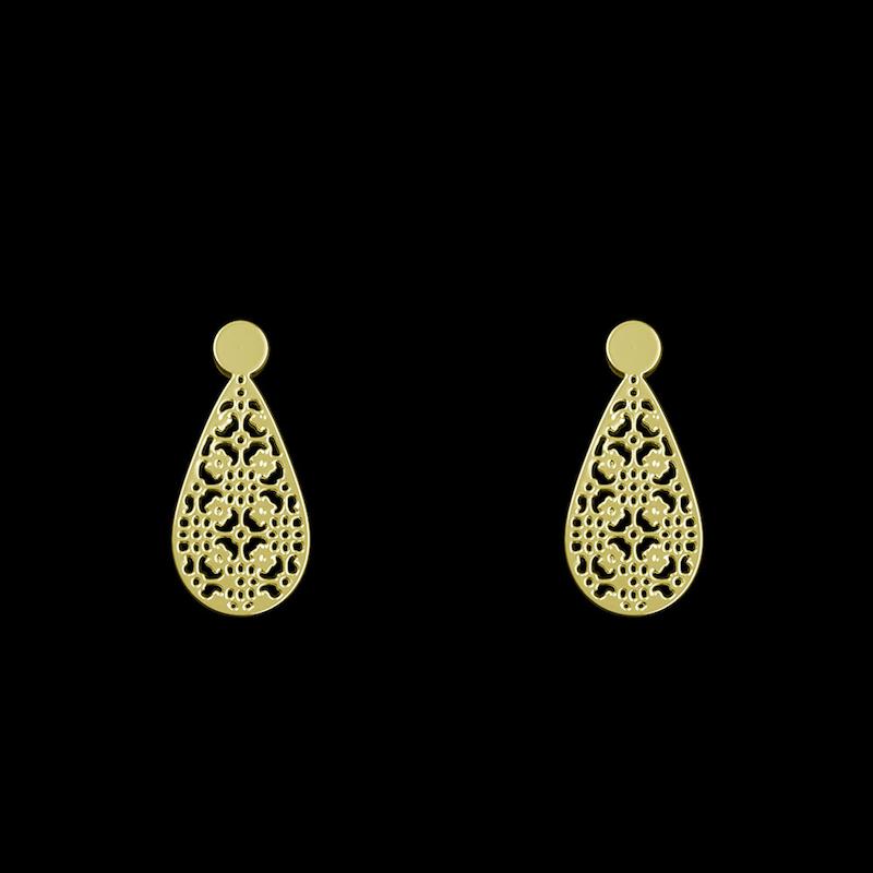 گوشواره طلا مدل هندسی کد GA11469