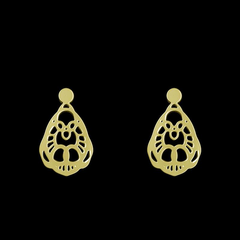 گوشواره طلا مدل هندسی کد GA11687