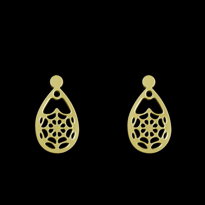 گوشواره طلا مدل تار عنکبوت کد GA11692