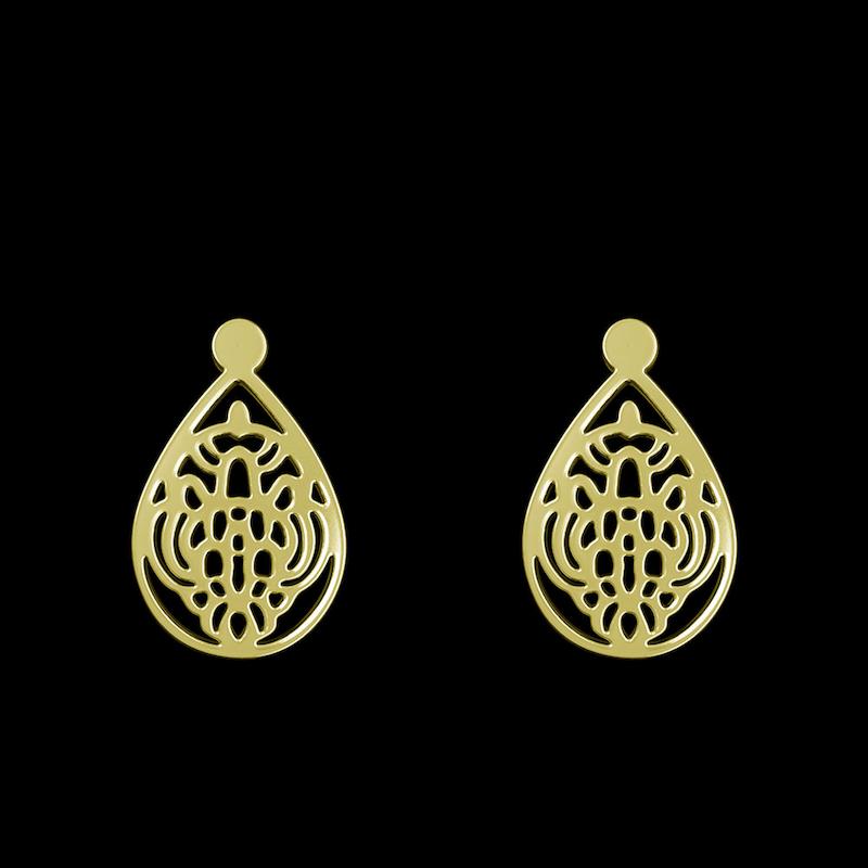 گوشواره طلا مدل هندسی کد GA11694