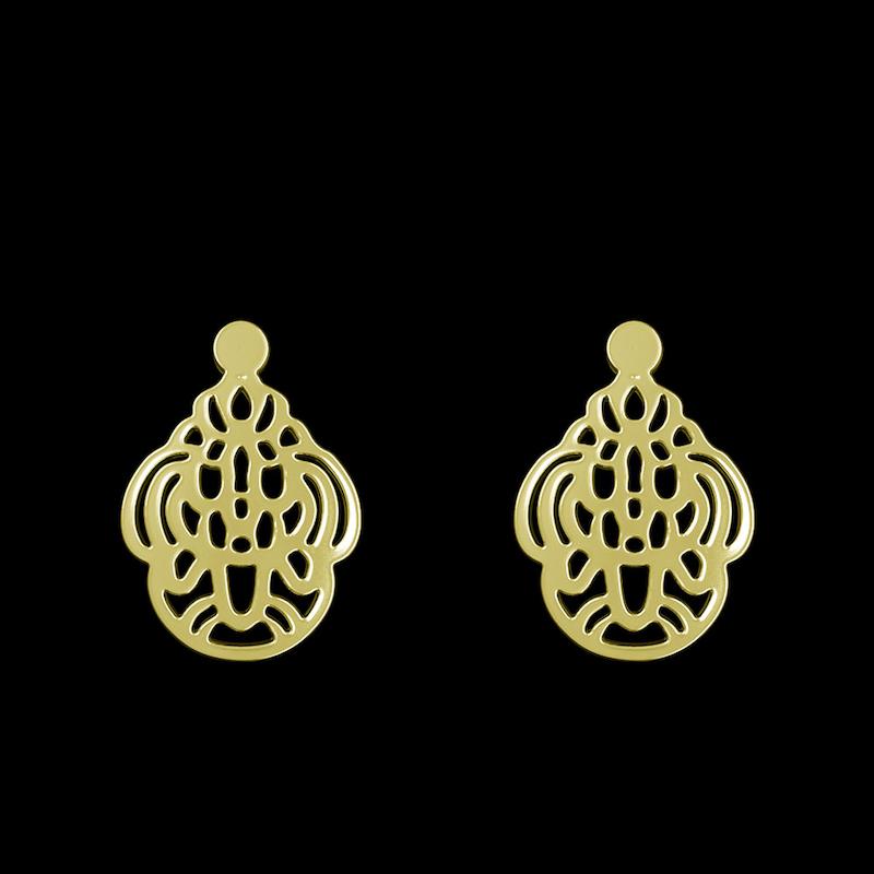 گوشواره طلا مدل هندسی کد GA11716