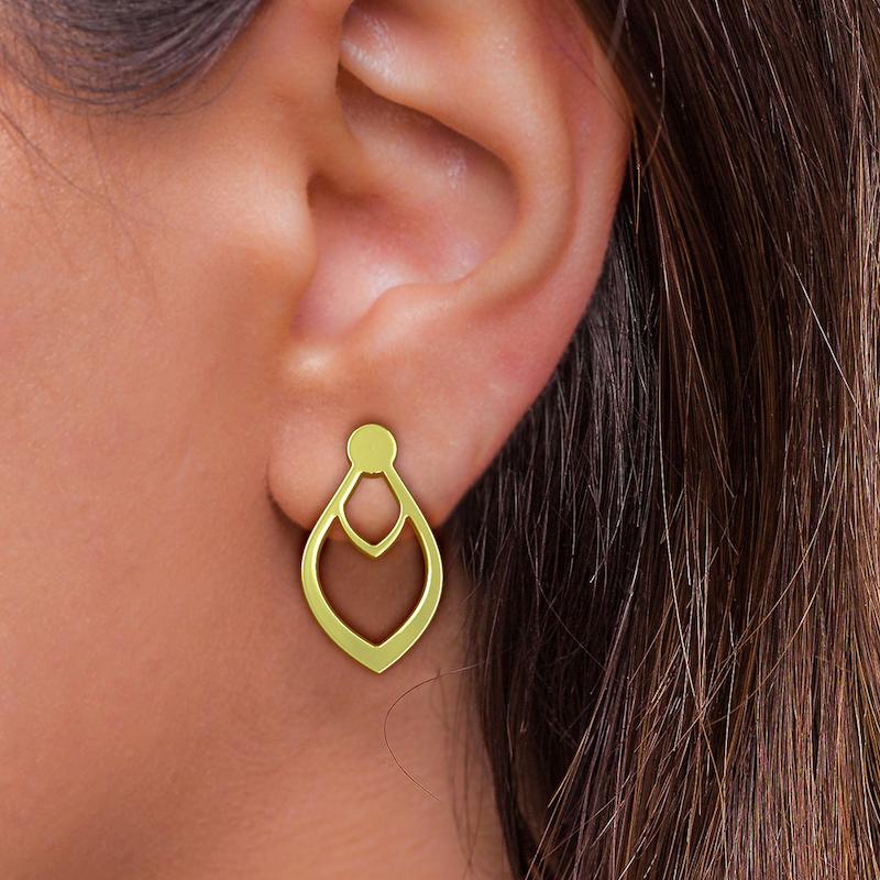 گوشواره طلا مدل اشک کد GA11969