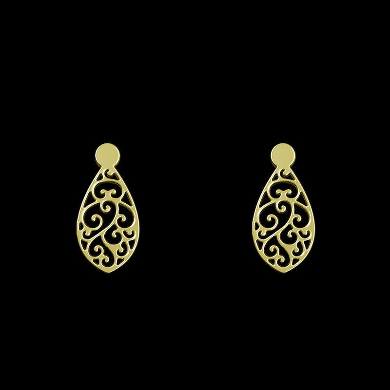 گوشواره طلا مدل هندسی کد GA12221