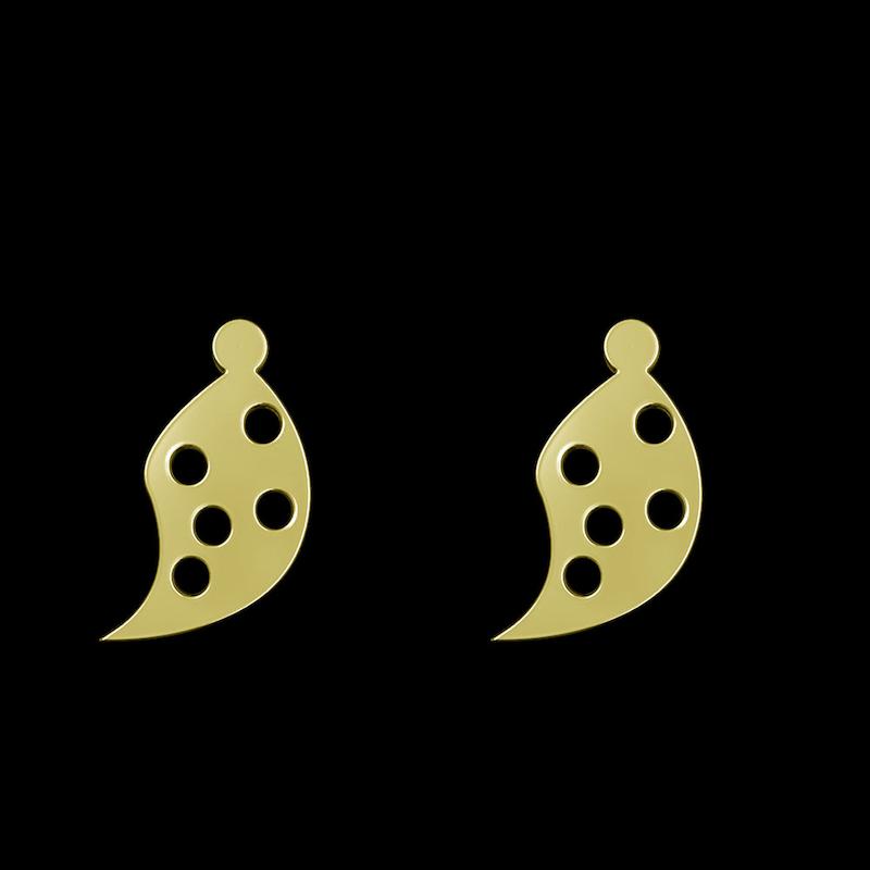 گوشواره طلا مدل هندسی کد GA12677