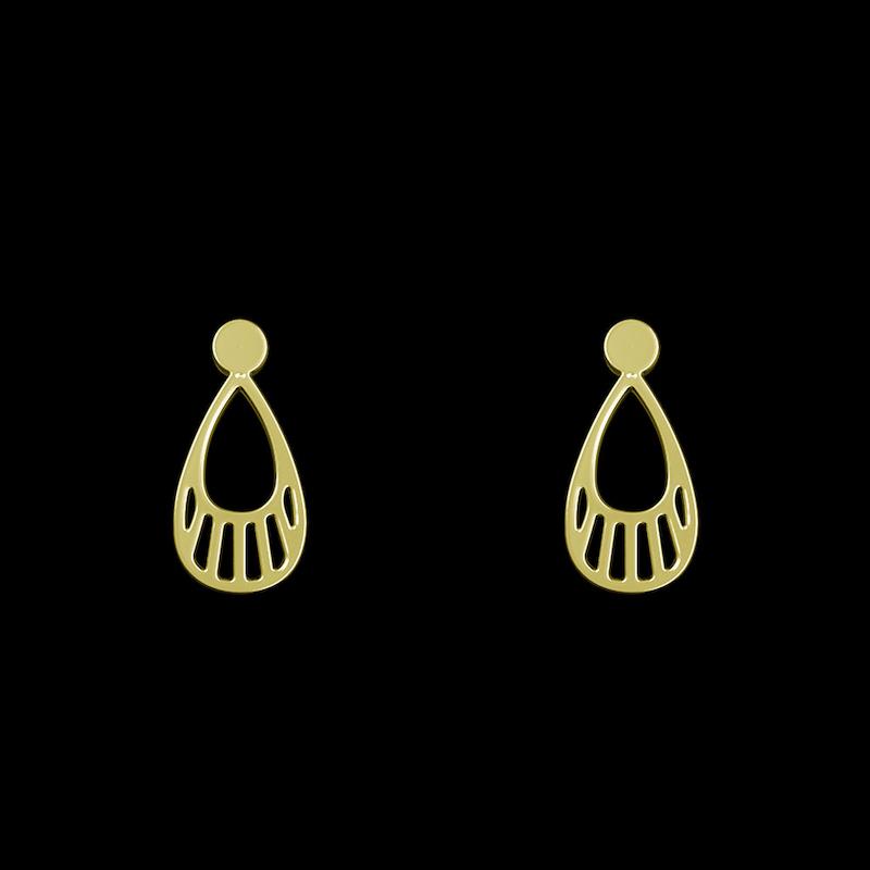 گوشواره طلا مدل اشک کد GA12714