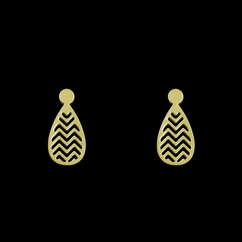 گوشواره طلا مدل اشک کد GA12718