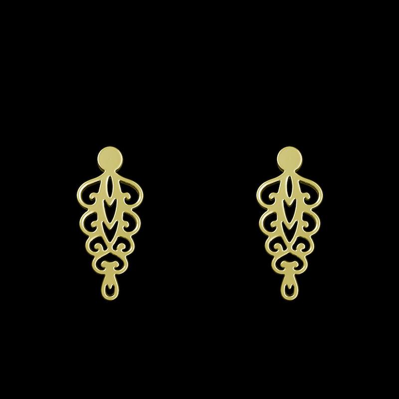 گوشواره طلا مدل اسلیمی کد GA12773