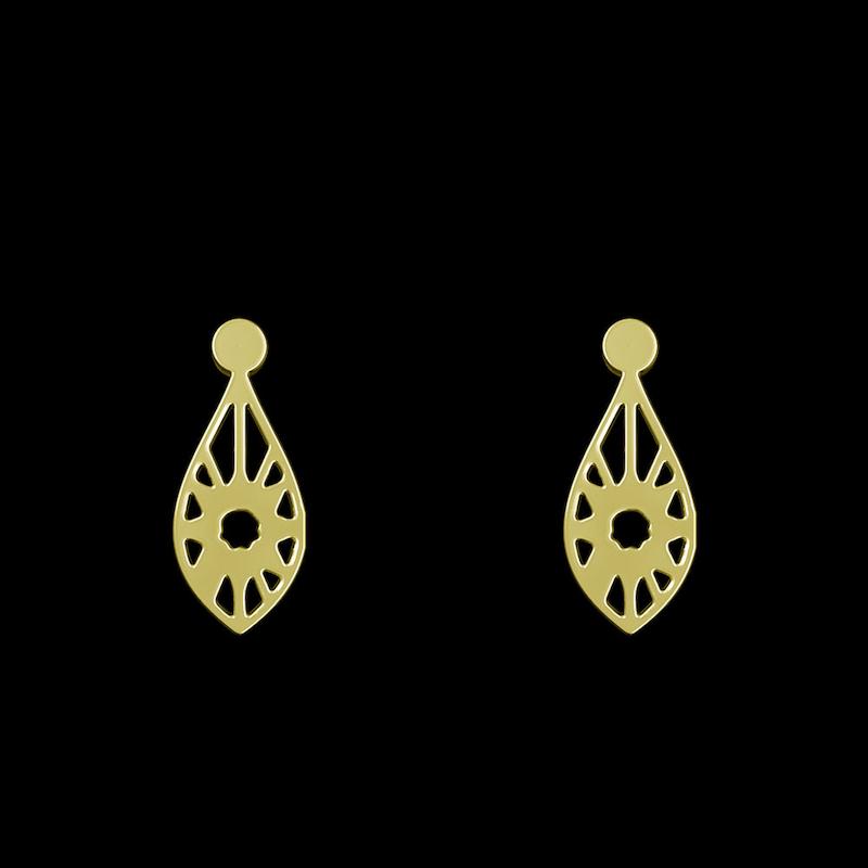 گوشواره طلا مدل هندسی کد GA12816