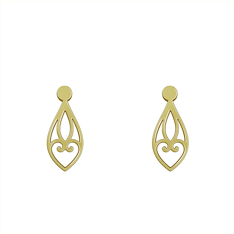 گوشواره طلا مدل اشک کد GA12818