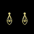 گوشواره طلا مدل اشک کد GA12818