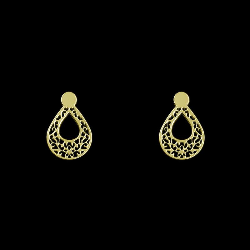 گوشواره طلا مدل هندسی کد GA13394