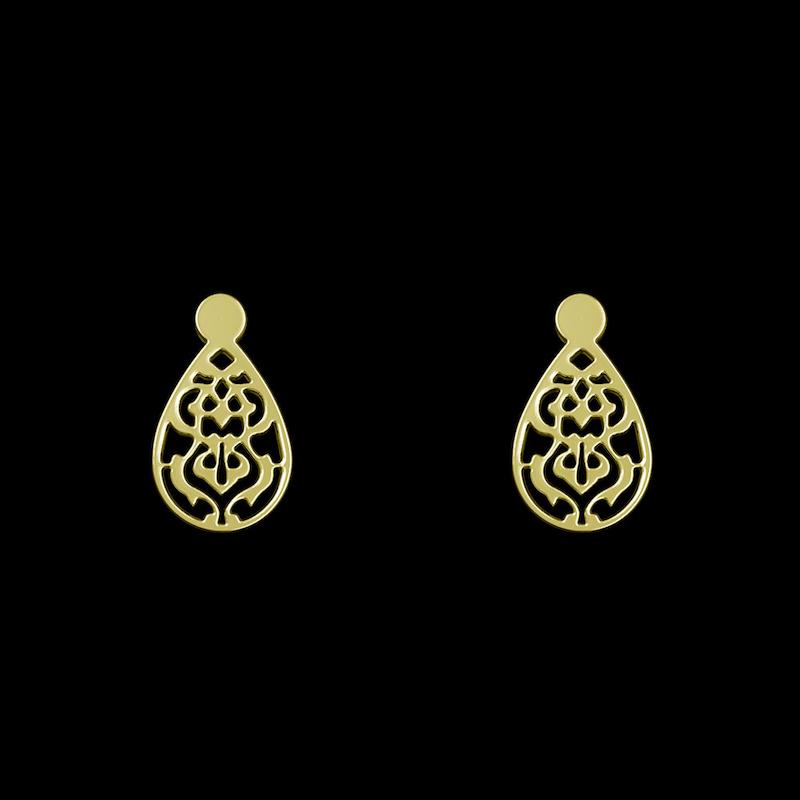 گوشواره طلا مدل هندسی کد GA13405