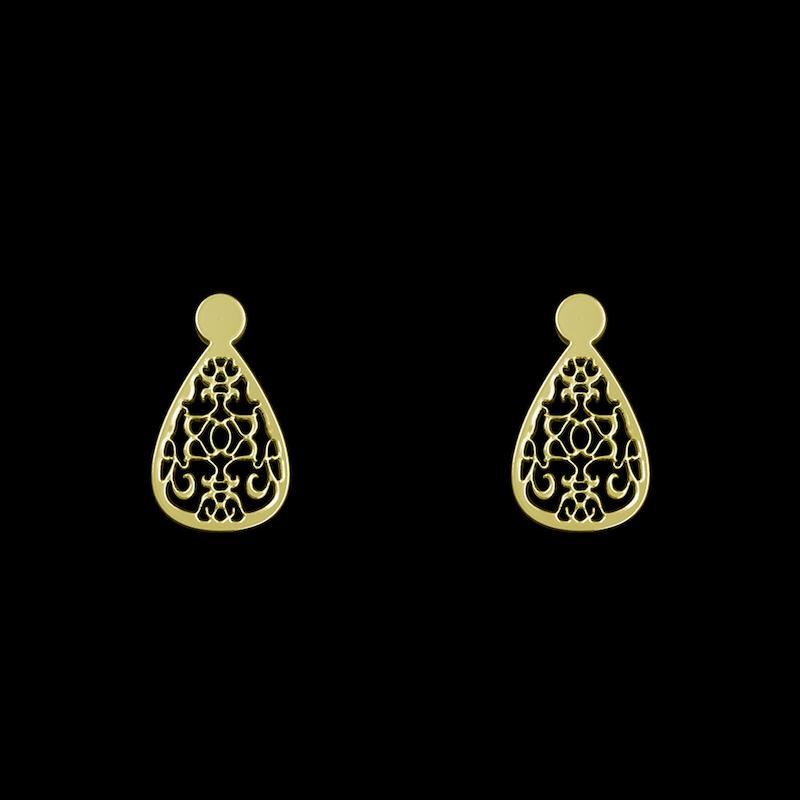 گوشواره طلا مدل هندسی کد GA13442