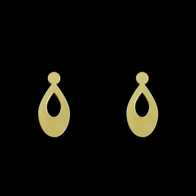 گوشواره طلا مدل هندسی کد GA13467