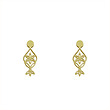 گوشواره طلا مدل هندسی کد GA13605