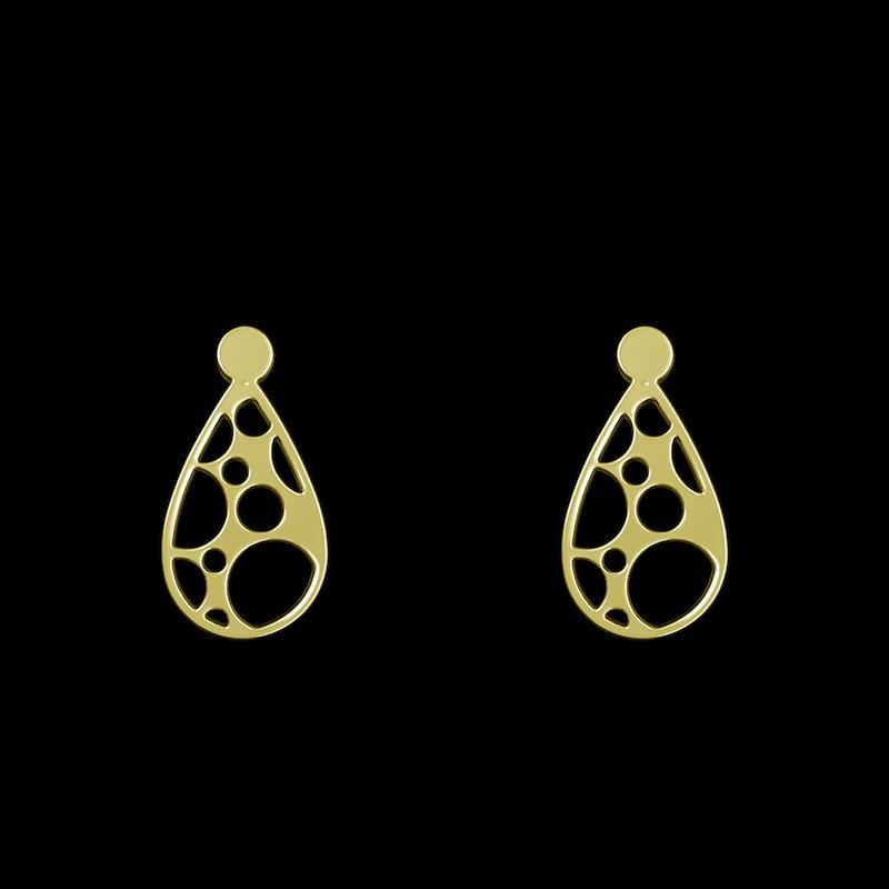 گوشواره طلا مدل هندسی کد GA13864