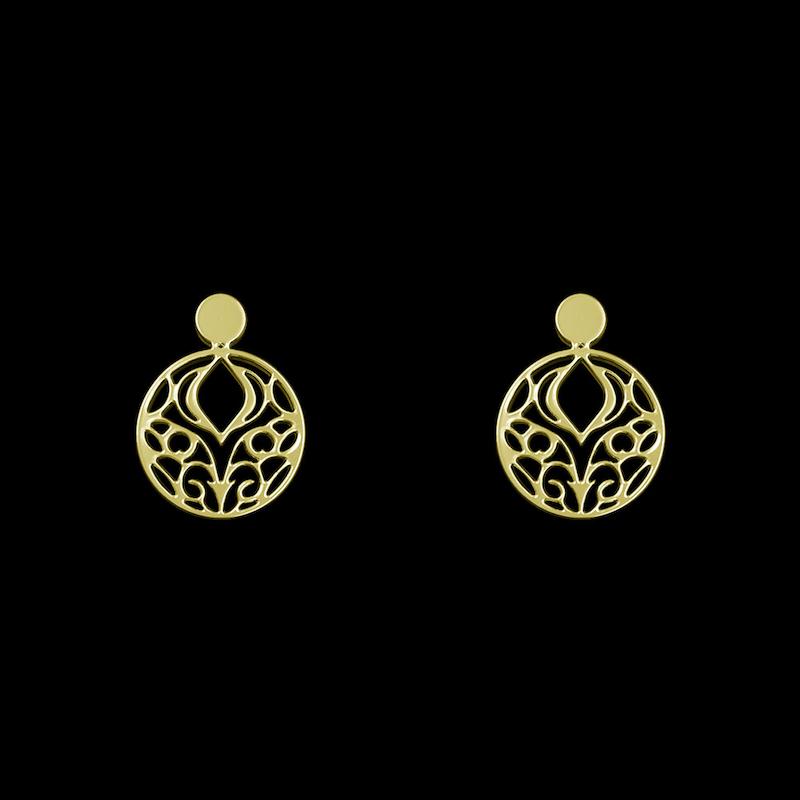 گوشواره طلا مدل هندسی کد GA13872