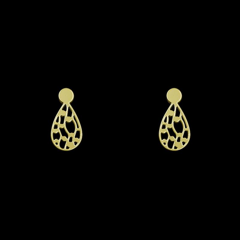 گوشواره طلا مدل هندسی کد GA14150