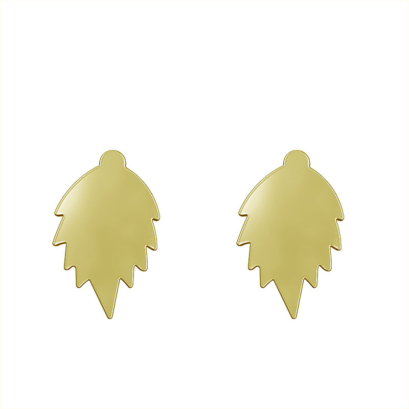 گوشواره طلا مدل برگ کد GA14964