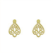 گوشواره طلا مدل هندسی کد GA15217