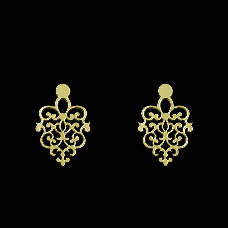 گوشواره طلا مدل اسلیمی کد GA15311