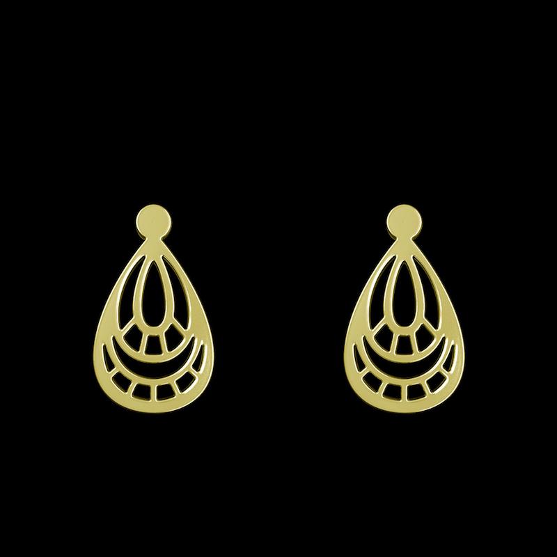 گوشواره طلا مدل اسلیمی کد GA15334
