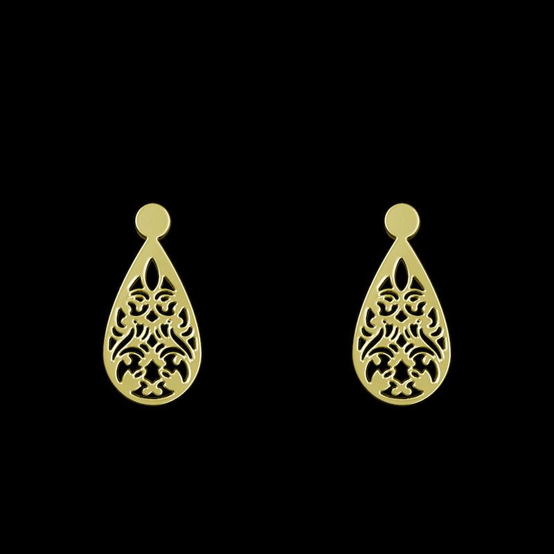 گوشواره طلا مدل اسلیمی کد GA15338