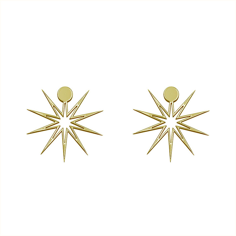 گوشواره طلا مدل ستاره کد GA15567