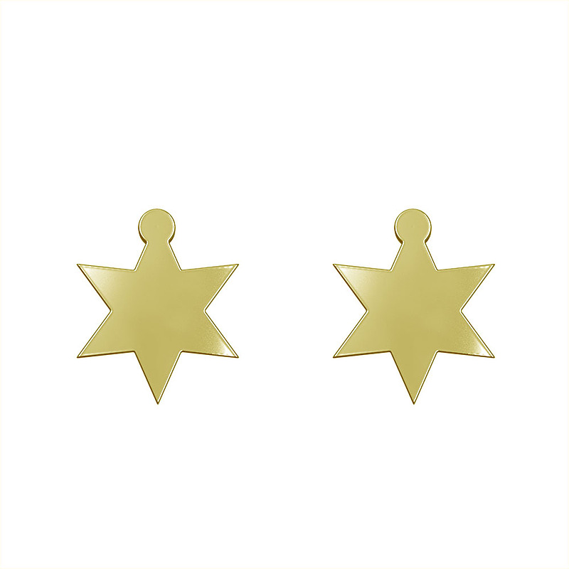 گوشواره طلا مدل ستاره کد GA15571