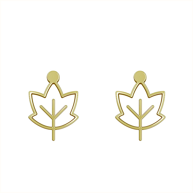 گوشواره طلا مدل برگ کد GA15740