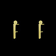 گوشواره طلا مدل حرف F کد GA16814
