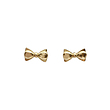 گوشواره طلا زنانه مدوپد طرح پاپیون کد EAR-3D-BowTie-T20