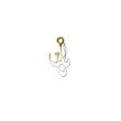 پلاک طلا 18 عیار مدل مامان کد kc18624