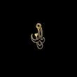 پلاک طلا 18 عیار مدل مامان کد kc18624