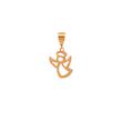 آویز طلا 18 عیار زنانه زرگون مدل فرشته کد HSA000026