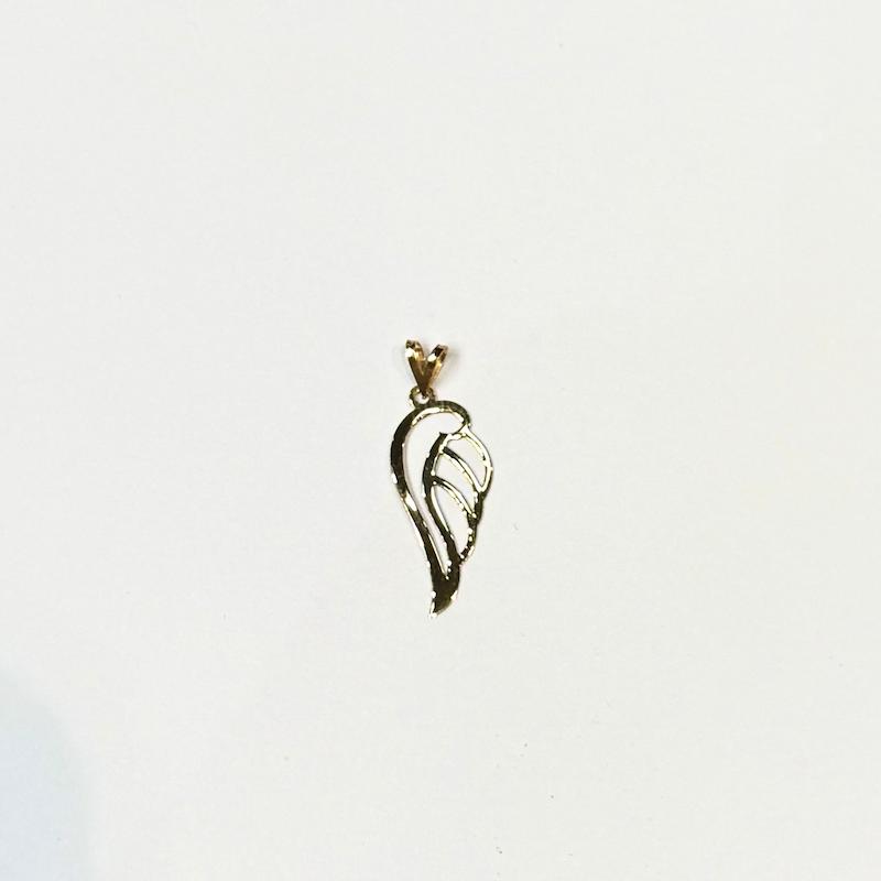 آویز طلا 18 عیار زنانه گالری زرنوش مدل مدال بال فرشته کد ZGA001792