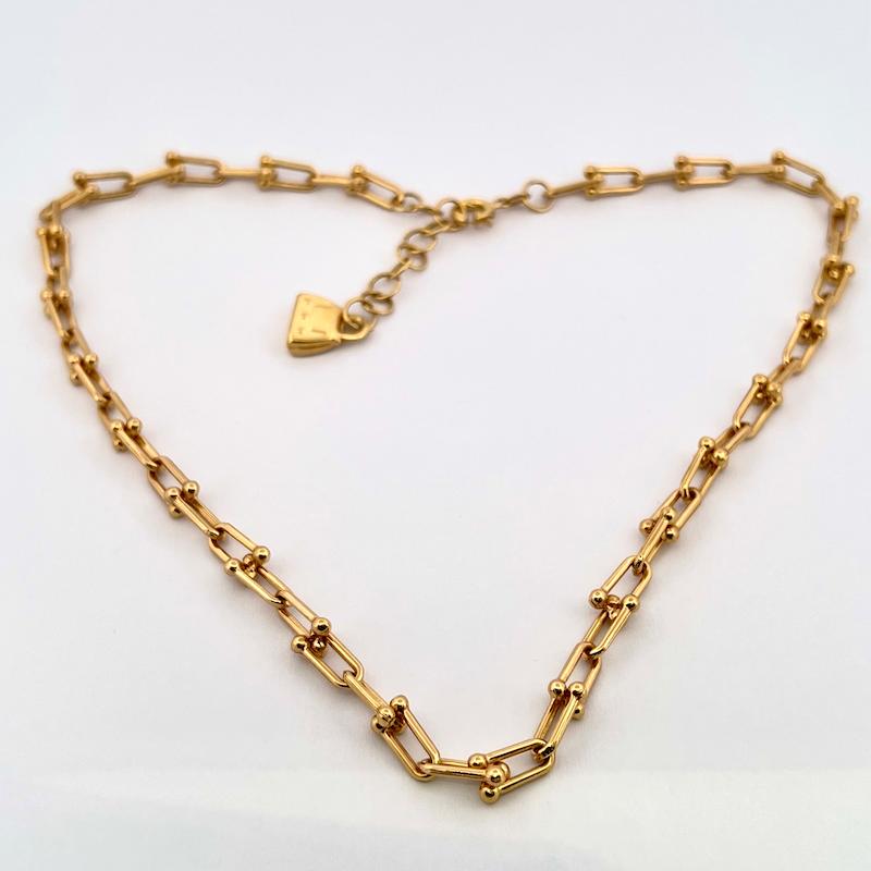 گردنبند طلا 18 عیار زنانه گالری زرنوش مدل گردنبند تيفاني کد ZGN002677