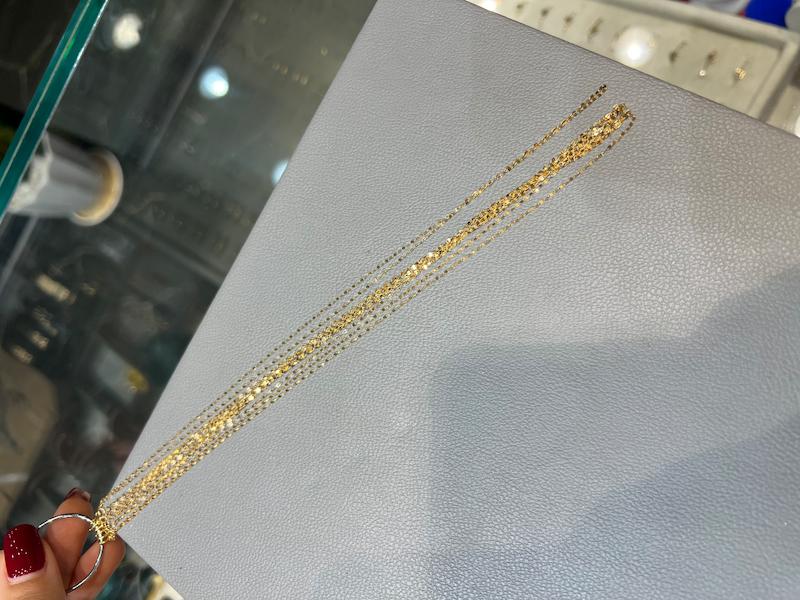 زنجیر طلا 18 عیار زنانه گالری زرنوش مدل زنجیر پولکی کد ZGZ003116