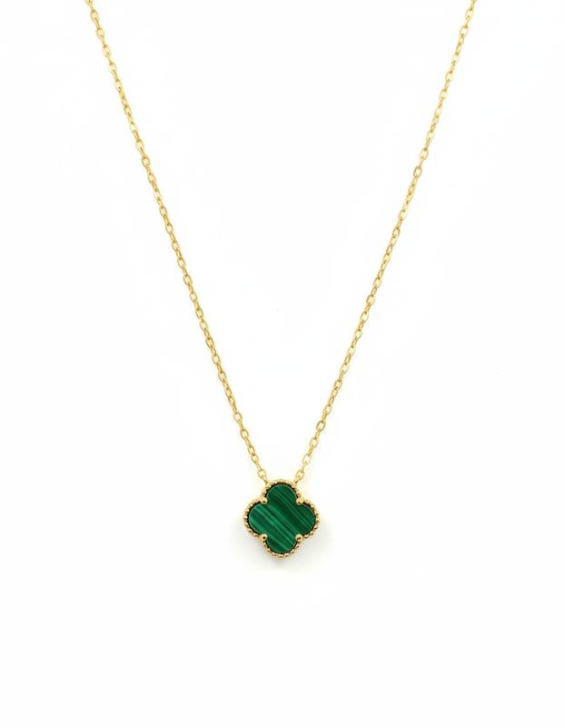 گردنبند طلا 18 عیار زنانه کامیاب گلد مدل گردنبند ونکلیف/ وزن سنگ کسر کد KAN002058