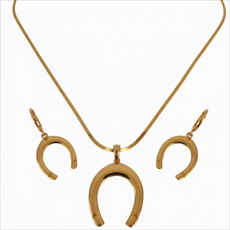 سرویس طلا 18 عیار زنانه طلاجات زحمتکش  مدل نیم ست اکسترا  کد ZKS002199