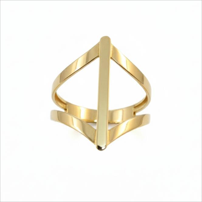 انگشتر طلا 18 عیار زنانه طلاجات زحمتکش  مدل MELANI اسپورت  کد ZKR002984