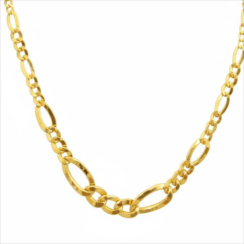 گردنبند طلا 18 عیار زنانه بابل طلا مدل فیگارو کد BTN001618