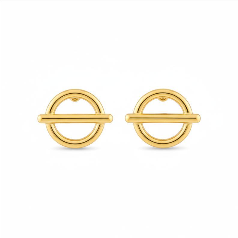 گوشواره طلا 18 عیار زنانه بابل طلا مدل ملوانی کد BTE003006