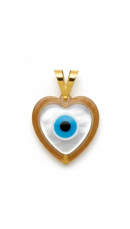 آویز طلا 18 عیار زنانه بابل طلا مدل آویز چشم نظر کد BTA003405