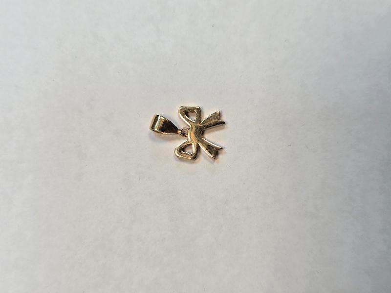 آویز طلا 18 عیار زنانه پریدخت گالری مدل پاپیون کد PAA001354