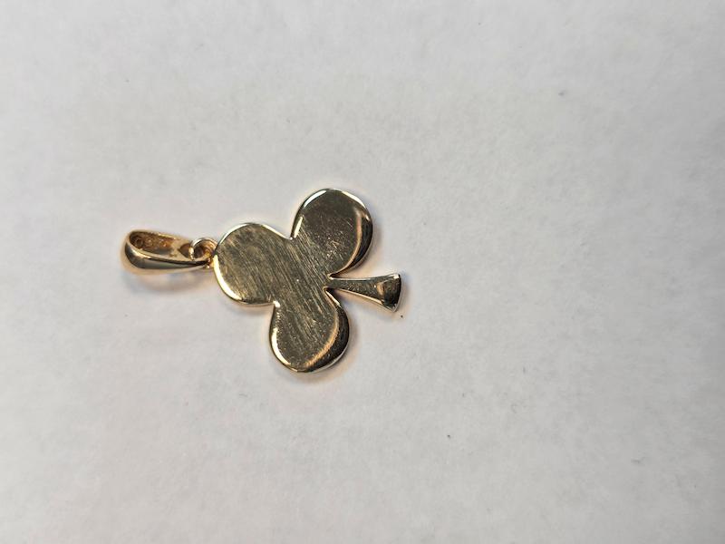 آویز طلا 18 عیار زنانه پریدخت گالری مدل خاج کد PAA001356